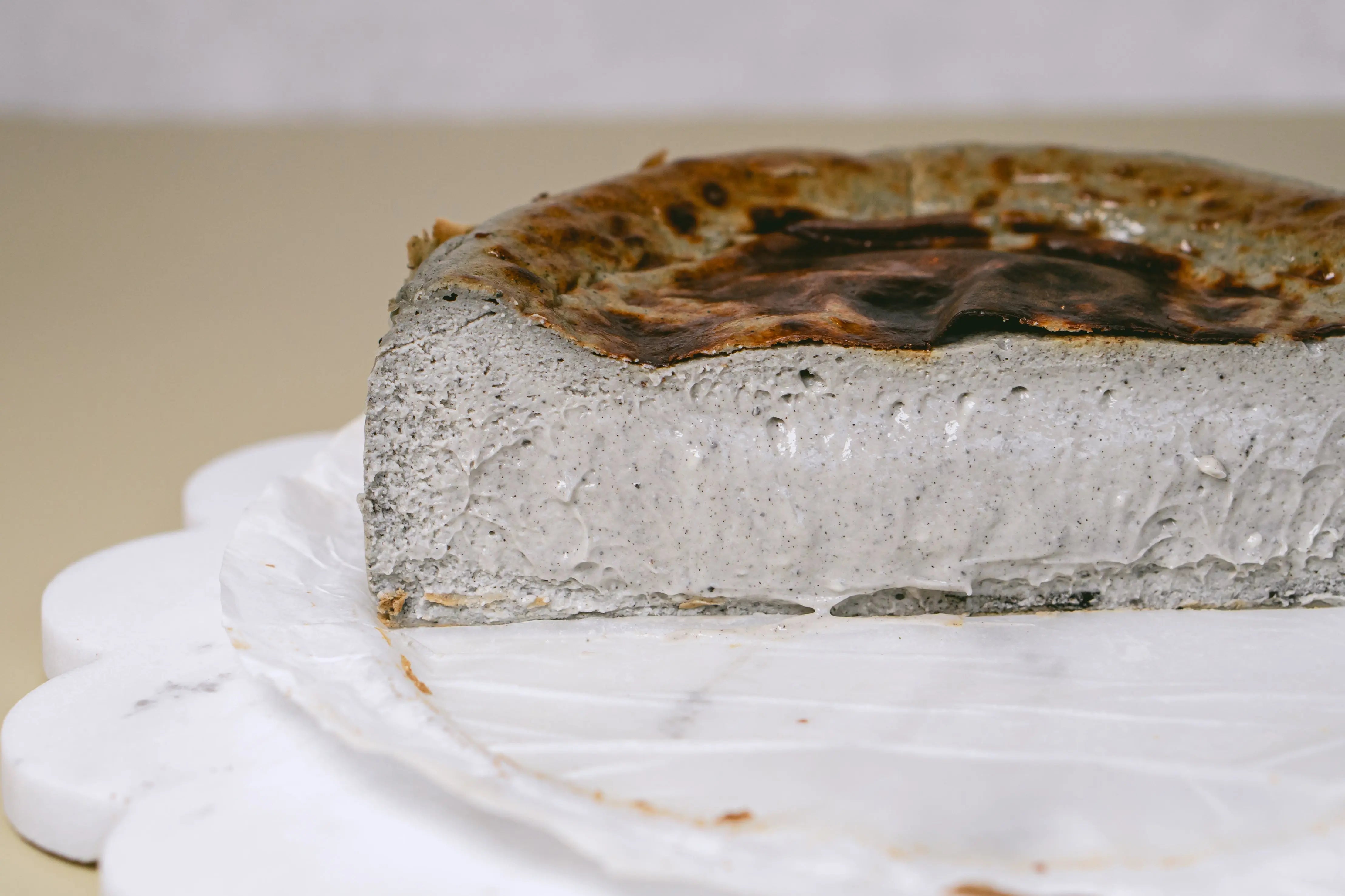Black Sesame {{Product vendor}} Burnt Cheesecakes